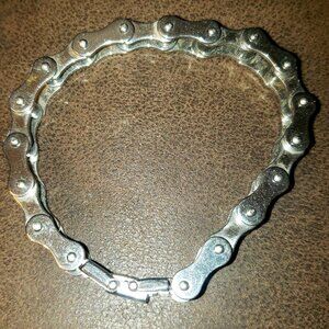 ICYROSE Stainless Steel Men's Bike Chain Bracelet 041 (8Inch)